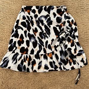 cow print skirt
